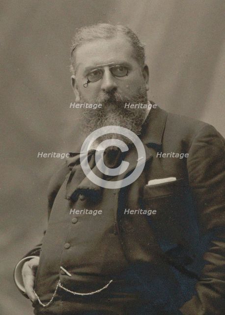 Portrait of the composer Raoul Pugno (1852-1914), c. 1900-1910. Creator: Anonymous.