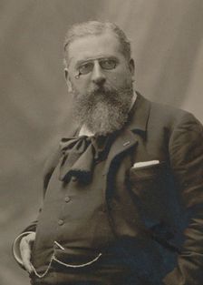 Portrait of the composer Raoul Pugno (1852-1914), c. 1900-1910. Creator: Anonymous