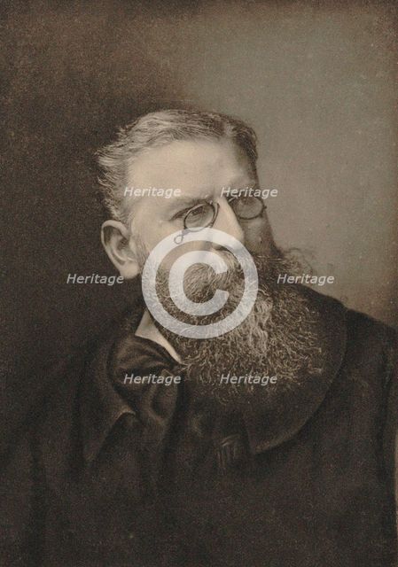 Portrait of the composer Raoul Pugno (1852-1914), c. 1900-1910. Creator: Fedetsky, Alfred Konstantinovich (1857-1902).