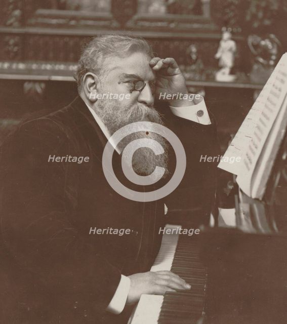 Portrait of the composer Raoul Pugno (1852-1914), c. 1910. Creator: Manuel, Henri (1874-1947).