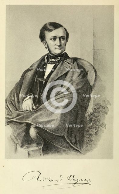 Portrait of the Composer Richard Wagner (1813-1883), 1849.