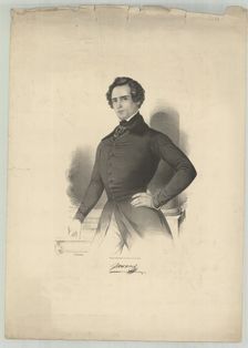 Portrait of the Composer Richard Wagner (1813-1883), 1840s