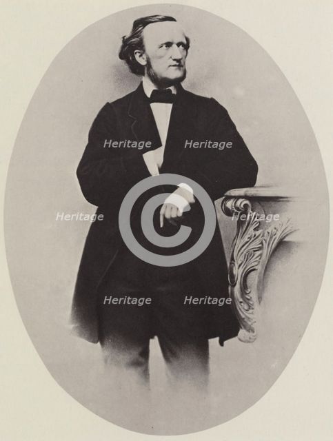 Portrait of the Composer Richard Wagner (1813-1883), 1864.