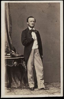 Portrait of the composer Richard Wagner (1813-1883), 1862