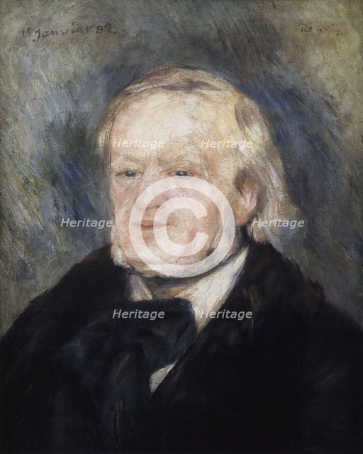 Portrait of the composer Richard Wagner (1813-1883), 1882.