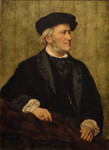 Portrait of the composer Richard Wagner (1813-1883), 1883