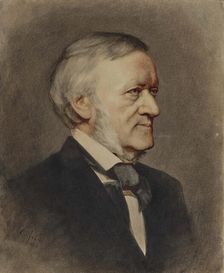 Portrait of the composer Richard Wagner (1813-1883), 1883. Creator: Diefenbach, Karl Wilhelm (1851-1913)