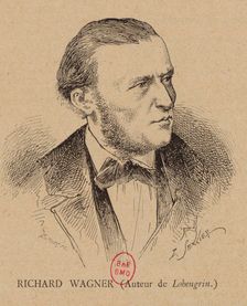 Portrait of the Composer Richard Wagner (1813-1883), 1891