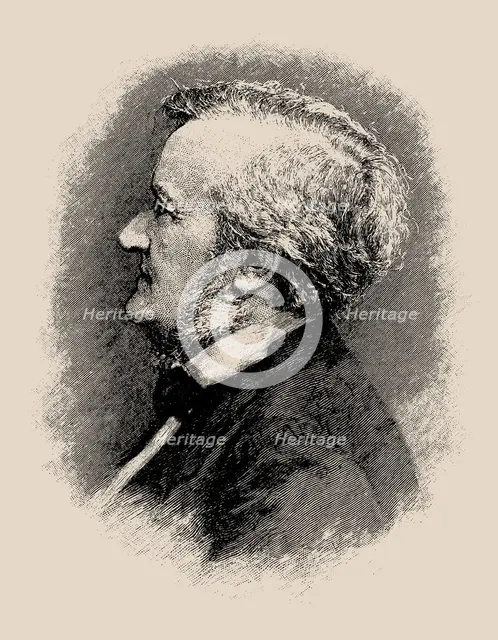 Portrait of the composer Richard Wagner (1813-1883), 1900s-1910s. Creator: Diefenbach, Karl Wilhelm (1851-1913).