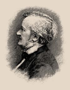 Portrait of the composer Richard Wagner (1813-1883), 1900s-1910s. Creator: Diefenbach, Karl Wilhelm (1851-1913)