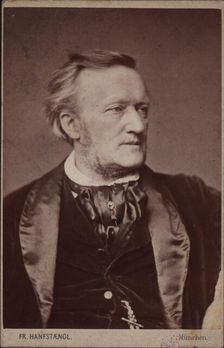 Portrait of the Composer Richard Wagner (1813-1883), before 1877. Creator: Hanfstaengl, Franz (1804-1877)