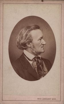 Portrait of the Composer Richard Wagner (1813-1883), c. 1875. Creator: Luckhardt, Fritz (1843-1894)