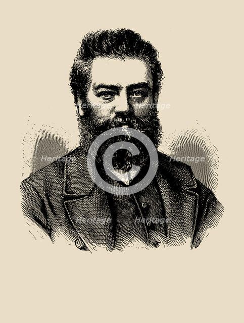 Portrait of the composer Robert von Hornstein (1833-1890), ca 1865. Creator: Kriehuber, Friedrich (1834-1871).