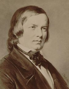 Portrait of the Composer Robert Schumann (1810-1856), 1871. Creator: Jäger, Carl (1833-1887)