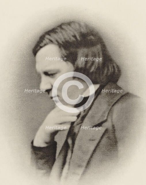 Portrait of the Composer Robert Schumann (1810-1856). Creator: Photo studio J. Ganz, Bruxelles  .