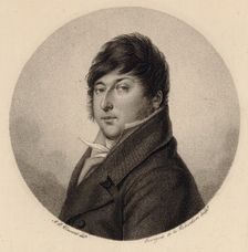 Portrait of the composer Rodolphe Kreutzer (1766-1831). Creator: Bourgeois de la Richardière, Antoine-Achille (1777-1838)