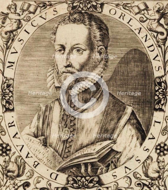 Portrait of the composer Roland de Lassus (1532-1594). Creator: Anonymous.