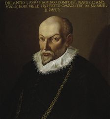 Portrait of the composer Roland de Lassus (1532-1594). Creator: Anonymous