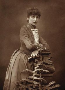 Portrait of the composer Rosalind Ellicott (1857-1924). Creator: Barraud, Herbert Rose (1845-1896)