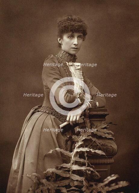 Portrait of the composer Rosalind Ellicott (1857-1924). Creator: Barraud, Herbert Rose (1845-1896).