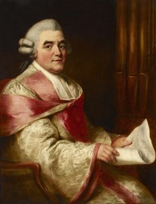 Portrait of the composer Samuel Arnold (1740-1802), c1780. Creator: Russell, John (1745-1806)