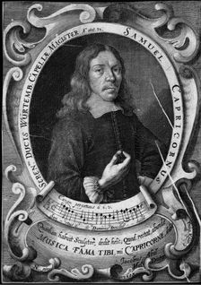 Portrait of the composer Samuel Capricornus (1628-1665)