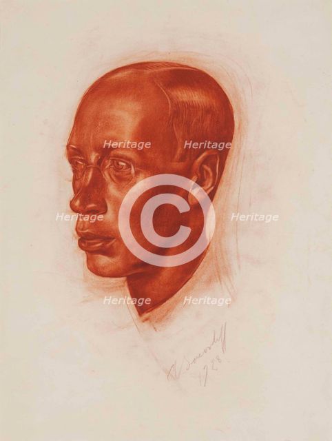 Portrait of the composer Sergei Prokofiev (1891-1953), 1928.