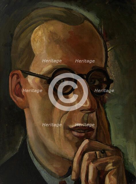 Portrait of the composer Sergei Prokofiev (1891-1953), 1930s. Artist: Sudeykin, Sergei Yurievich (1882-1946)