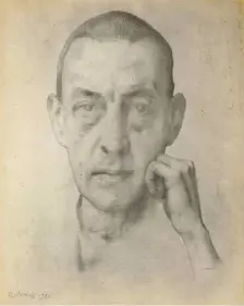 Portrait of the composer Sergei Rakhmaninov (1873-1943), 1925