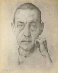 Portrait of the composer Sergei Rakhmaninov (1873-1943), 1925