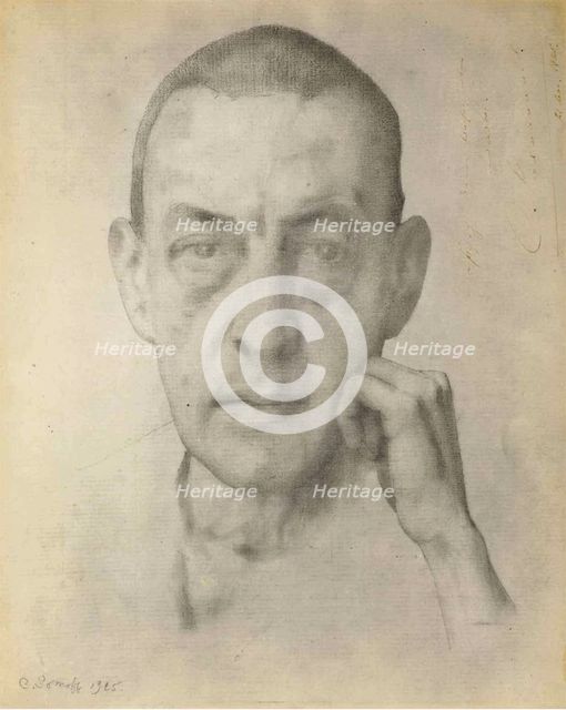 Portrait of the composer Sergei Rakhmaninov (1873-1943), 1925.