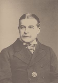 Portrait of the Composer Sir Arthur Sullivan (1842-1900), 1880s. Creator: Photo studio Elliott & Fry, London
