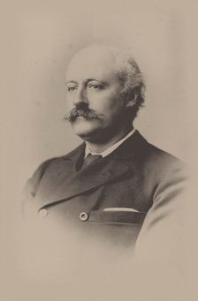 Portrait of the Composer Sir Charles Hubert Hastings Parry (1848-1918) , 1891. Creator: Anonymous
