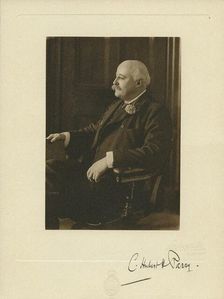 Portrait of the Composer Sir Charles Hubert Hastings Parry (1848-1918). Creator: Photo studio Lafayette, London