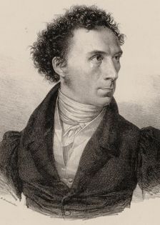Portrait of the composer Theobald Böhm (1794-1881), 1830