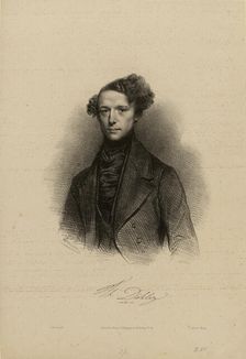 Portrait of the composer Theodor Döhler (1814-1856). Creator: Devéria, Achille (1800-1857)