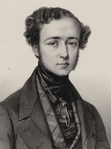 Portrait of the composer Theodor Döhler (1814-1856), First half of the 19th cent.