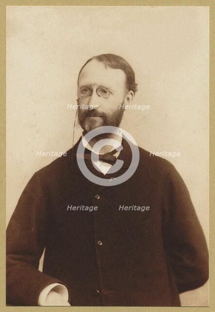 Portrait of the composer Théodore Dubois (1837-1924), 1880. Creator: Photo studio Benque, Paris  .