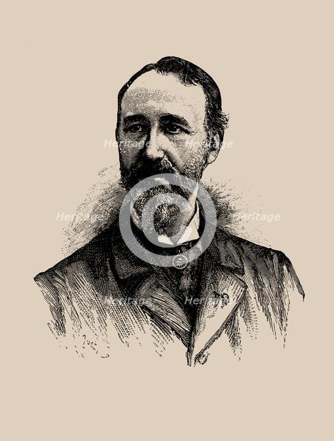 Portrait of the composer Théodore Dubois (1837-1924), 1894. Creator: Anonymous.