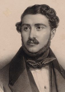 Portrait of the Composer Théodore Labarre (1805-1870). Creator: Grevedon, Pierre Louis Henri (1776-1860)