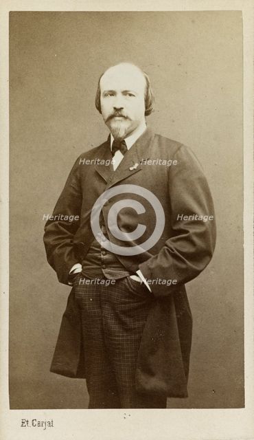 Portrait of the composer Victor Massé (1822-1884), ca 1865. Creator: Carjat, Étienne (1828-1906).