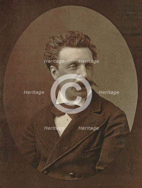 Portrait of the Composer Victorin de Joncières (1839-1903). Creator: Anonymous.