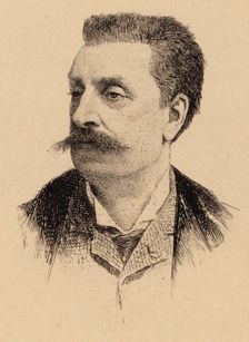 Portrait of the Composer Victorin de Joncières (1839-1903). Creator: Anonymous