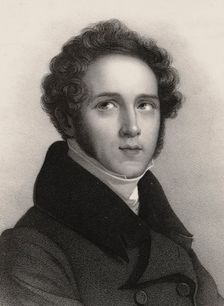Portrait of the composer Vincenzo Bellini (1801-1835)