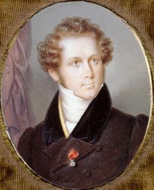 Portrait of the composer Vincenzo Bellini (1801-1835). Creator: Dupré, Louis (1789-1837)
