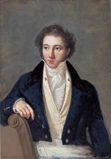 Portrait of the composer Vincenzo Bellini (1801-1835) , First quarter of 19th cen. Creator: Anonymous