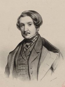 Portrait of the composer Vincenzo Gabussi (1800-1846), 1835