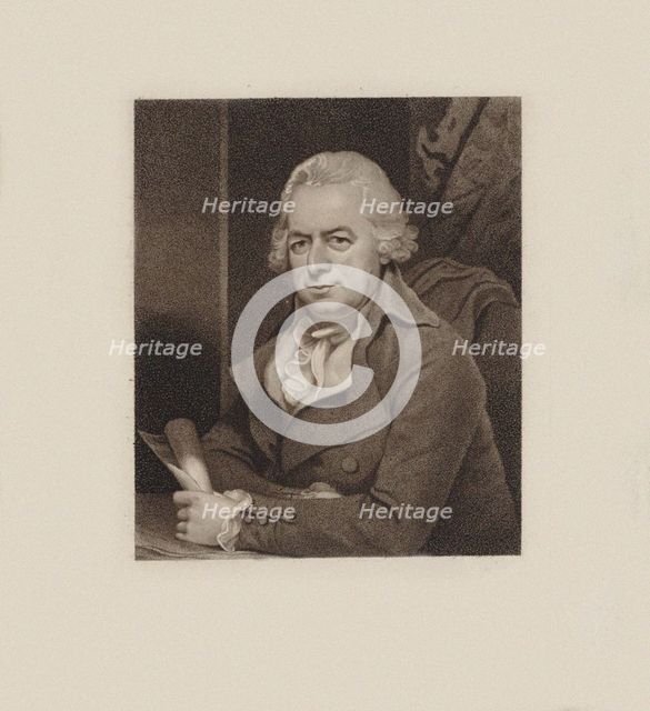 Portrait of the composer Wilhelm Cramer (1746-1799), 1794.