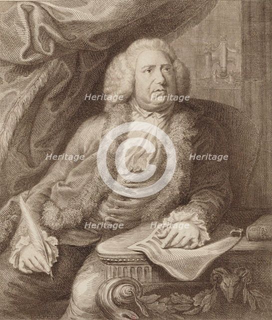 Portrait of the composer William Boyce (1711-1779), 1788.