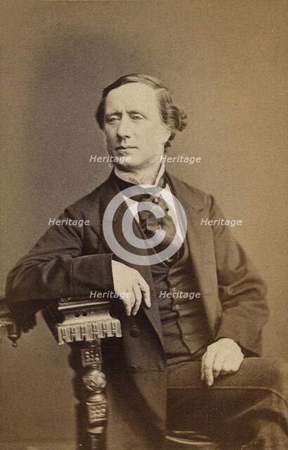 Portrait of the composer William Sterndale Bennett (1816-1875), c. 1874. Creator: Anonymous.